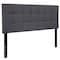 Flash Furniture Full Bedford, Headboard, Gray Fabric HG-HB1704-F-DG-GG - alternate 6